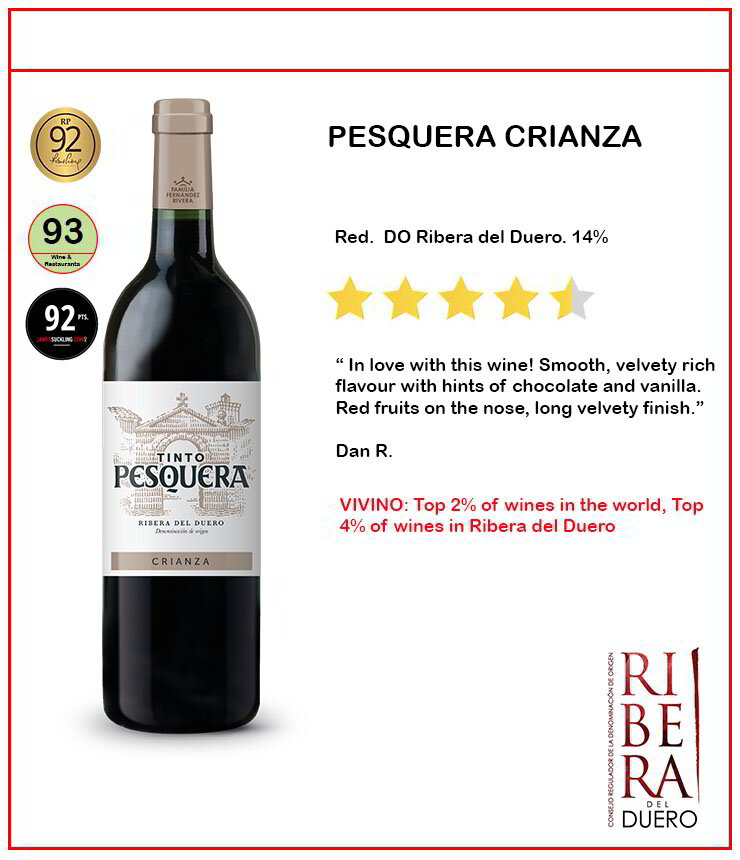 27 Tinto Pesquera Crianza 1 750k