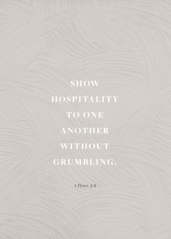 Biblical Hospitality