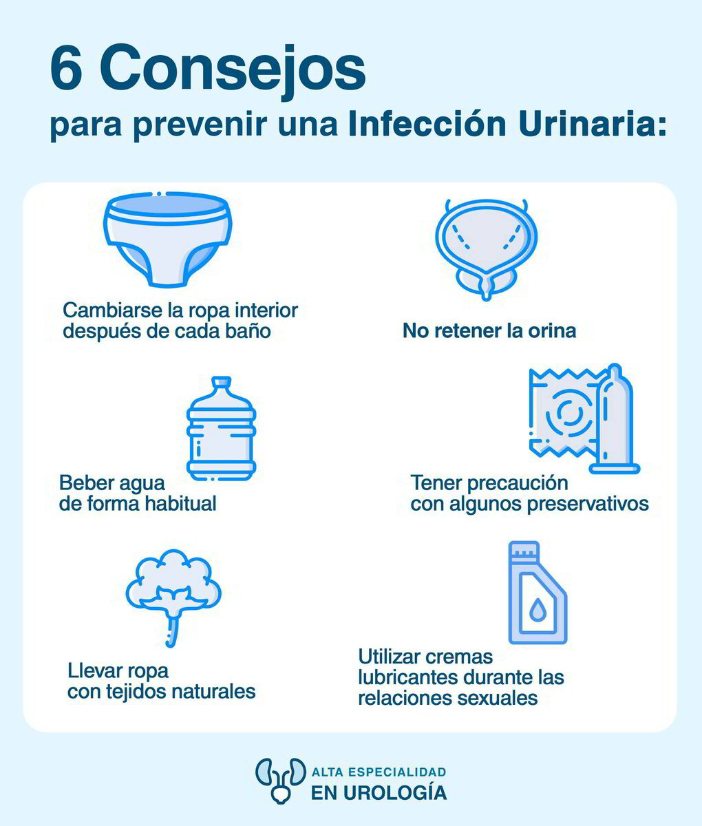 consejos para prevenir una infección urinaria