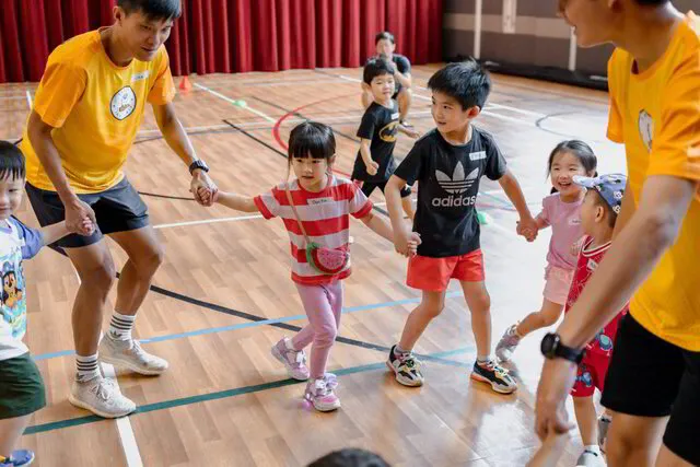 Toddlers in multi-sports program at Dreamers Sports Academy Singapore