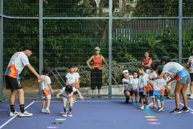 Outdoor Sports Program for Children in Condominium