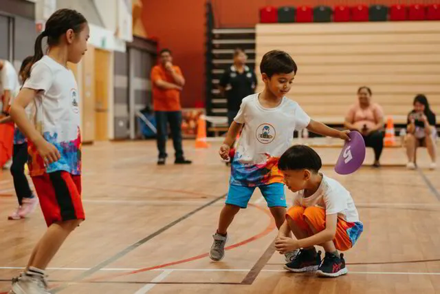 Children enjoying their time at Sports Lesson with Dreamers