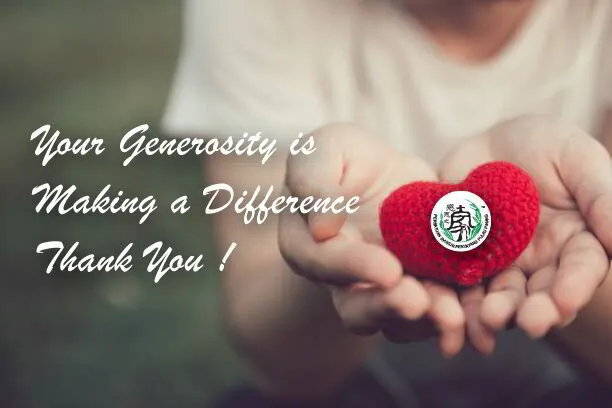 Your Generosity is making a difference thank you!