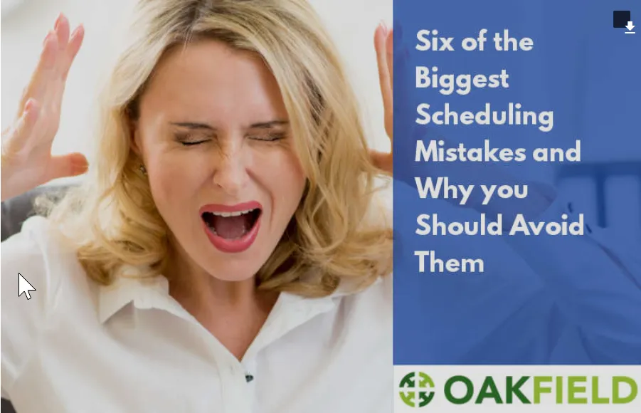 Six Of The Biggest Scheduling Mistakes and Why you Should Avoid Them