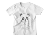 Set pentru colorat tricou - Ursulet PANDA