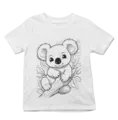 Set pentru colorat tricou - Ursulet Koala 