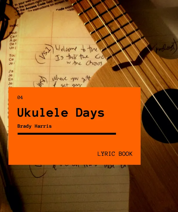 Ukulele Days Lyric Book - PDF