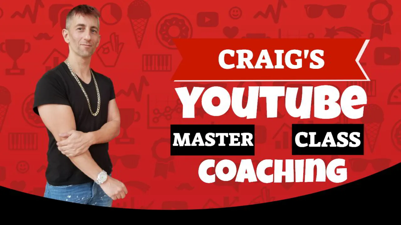 Cyber Monday Youtube Masterclass Coaching