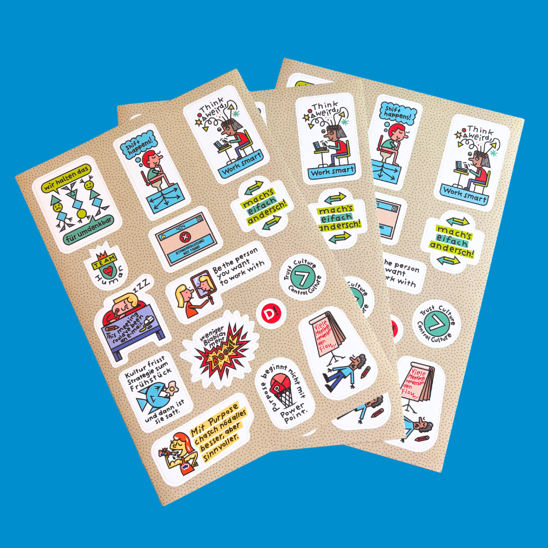 Sticker Heute Sticker-Set