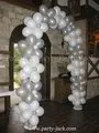Арка от балонени цветя за една врата с размер 1,60м. / 2.40м