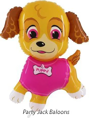 Балон куче Пупи с хелий - размер: 42' (105 см.) 