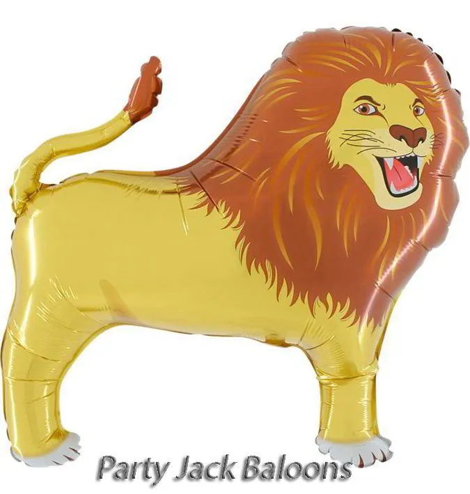 Балон лъв с хелий - размер: 35' (89 см.) 