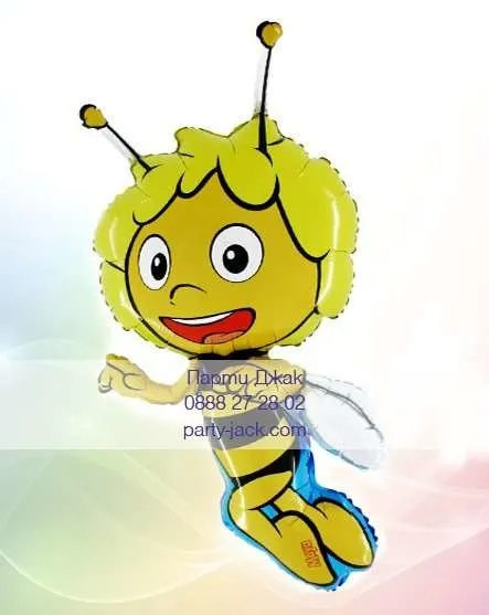 Балон Пчеличка Мая с хелий - размер: 30′ (76 см.) 