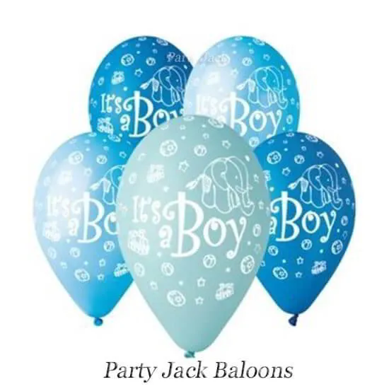 Балон с хелий микс с щампа "It’s a Boy"-размер: 30см. 