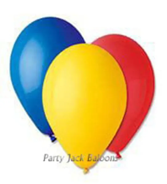 Балони с хелий в пастелни цветове G90 - диаметър 26 см. 