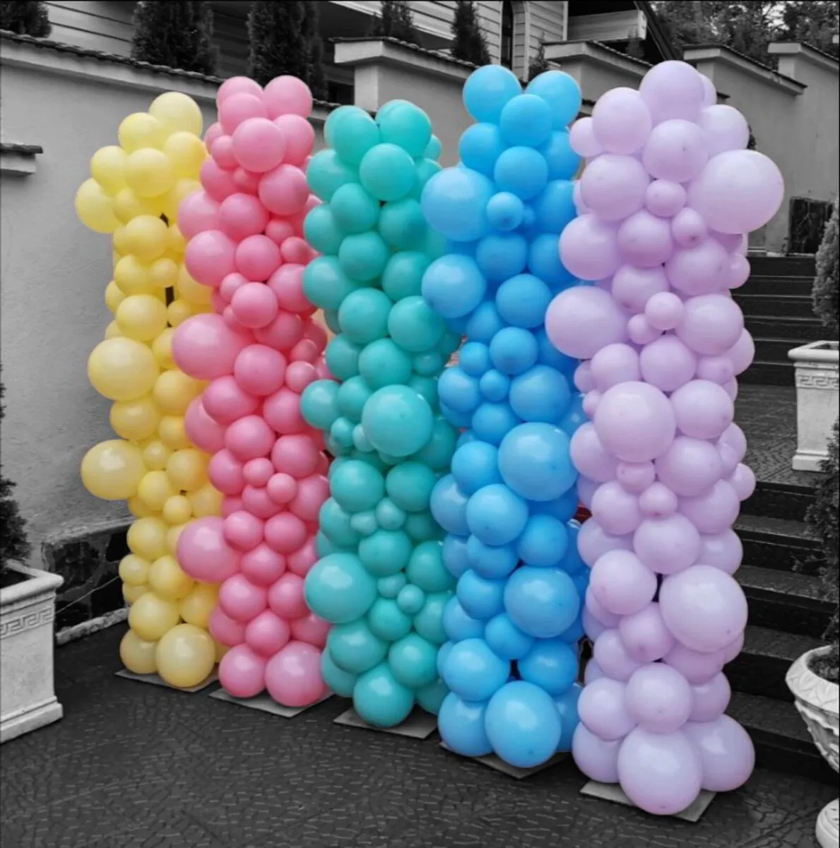 Стена от балони 
