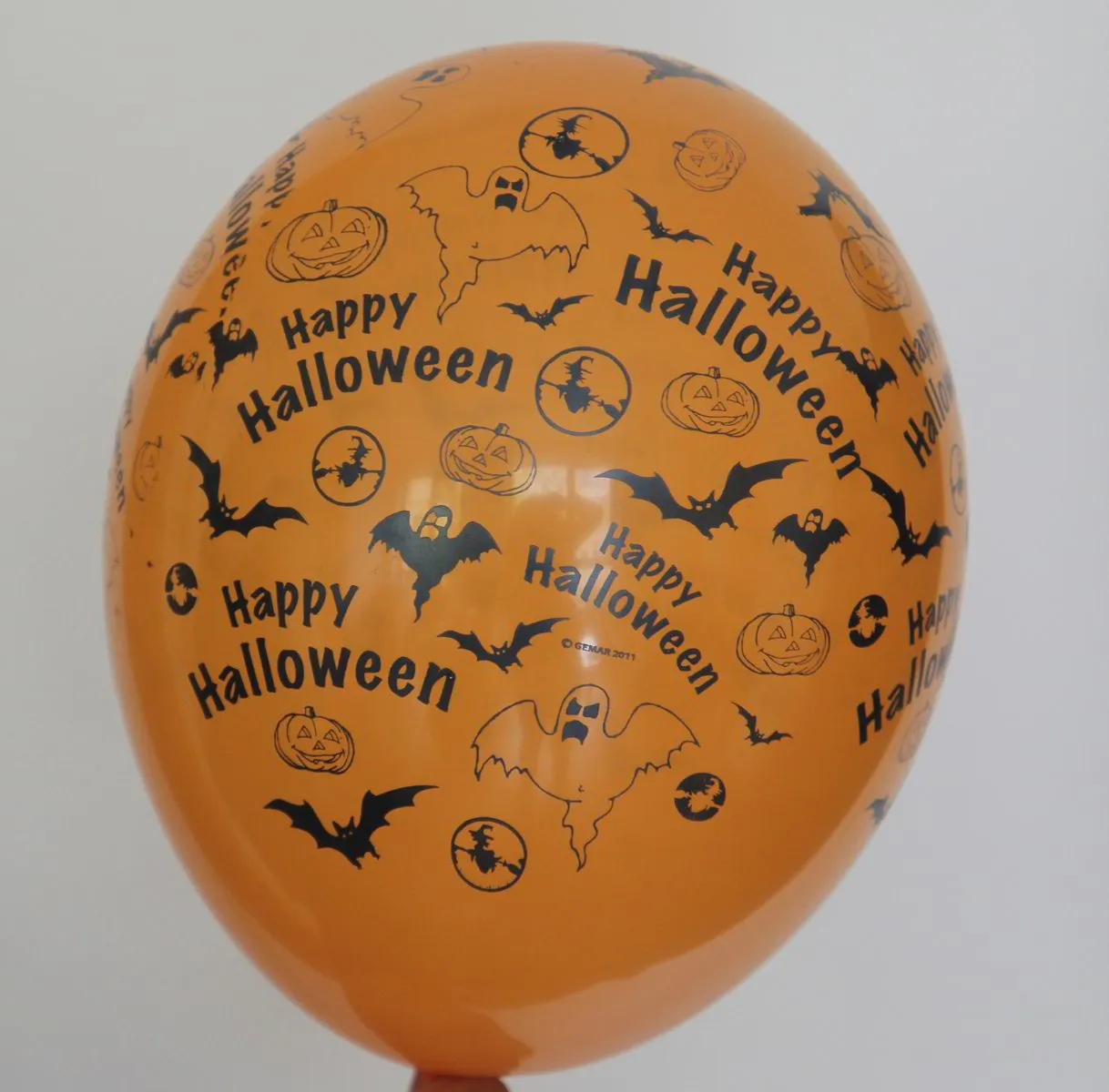 Балон с хелий с щампа " Happy Halloween " диаметър 30см