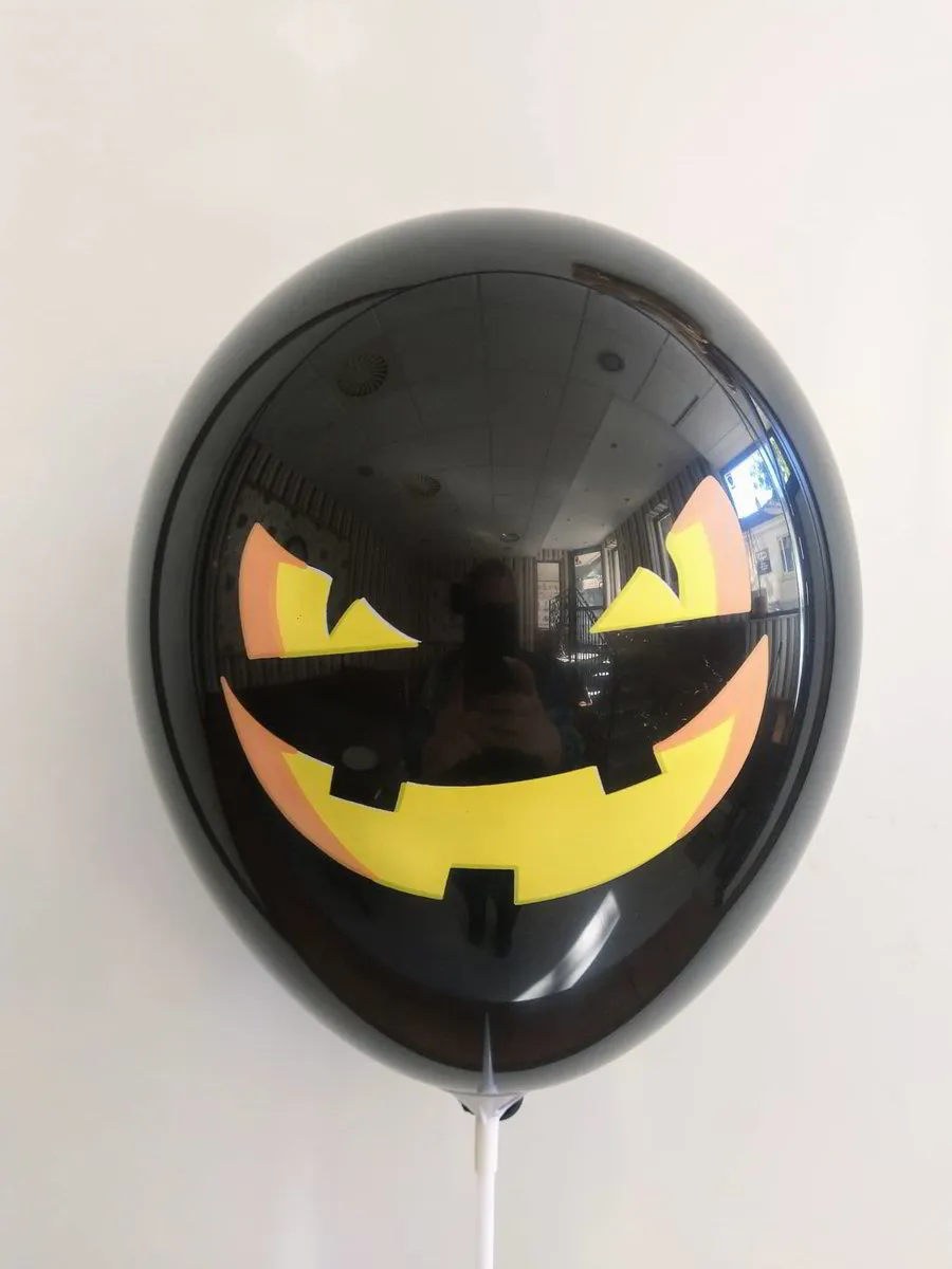 Балон с хелий с щампа "Scary Pumpkin  " - диаметър 30см 