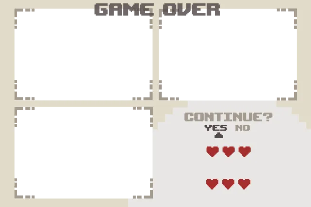 wedding video game over - photo booth overlay template - boston
