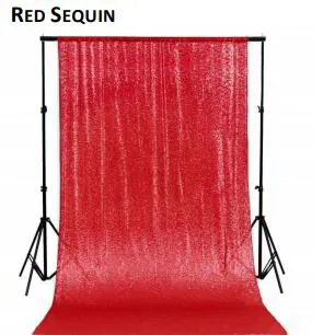 red sequin - photo booth backdrop - boston