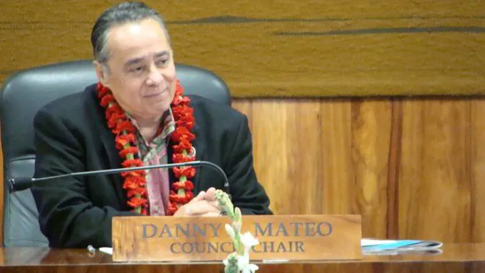 Late Maui County Council Member-Danny Mateo