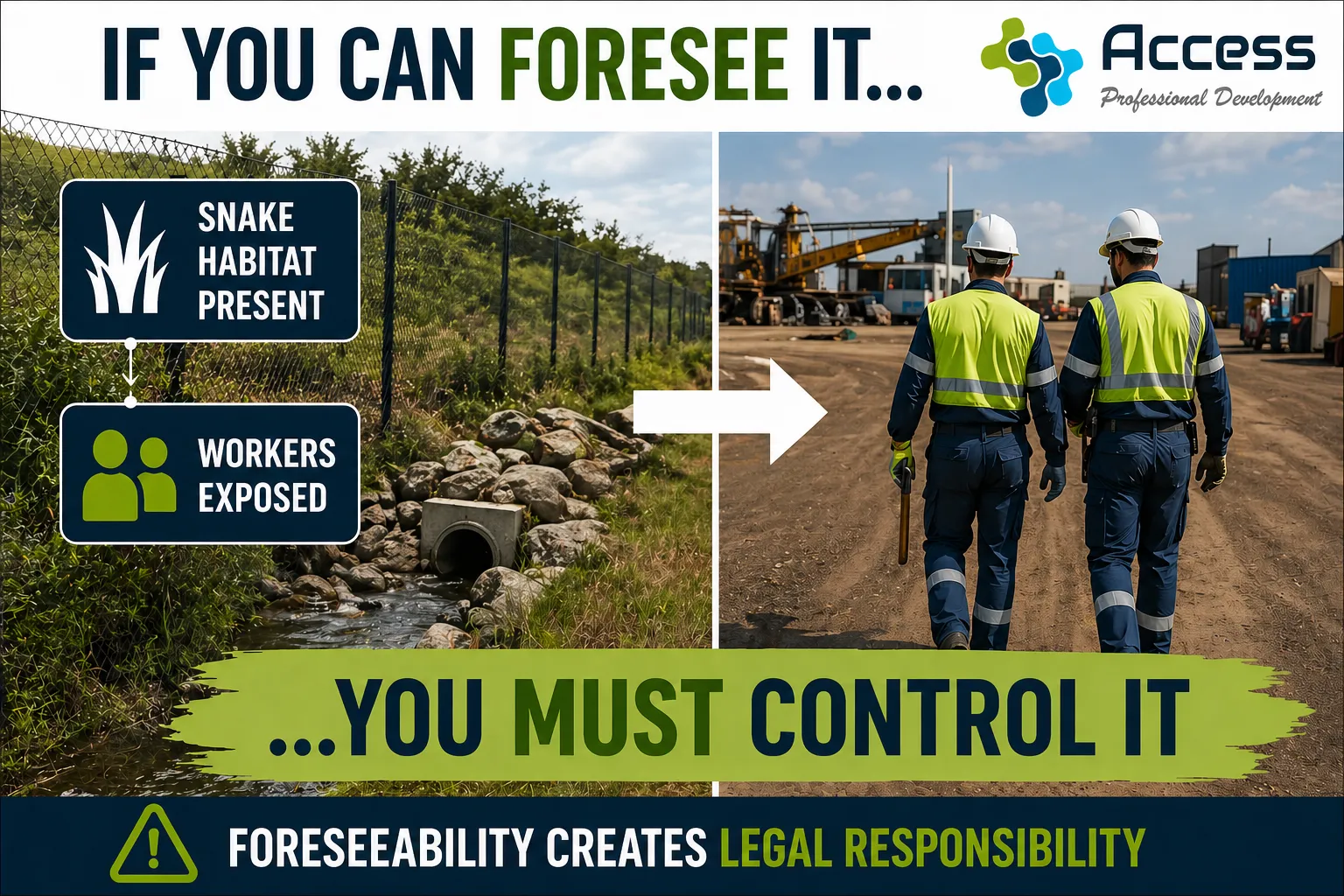 Worksafe Guide Snake SNAKES AS A WORKPLACE HAZARD: UNDERSTANDING BIOLOGICAL RISK UNDER THE ...