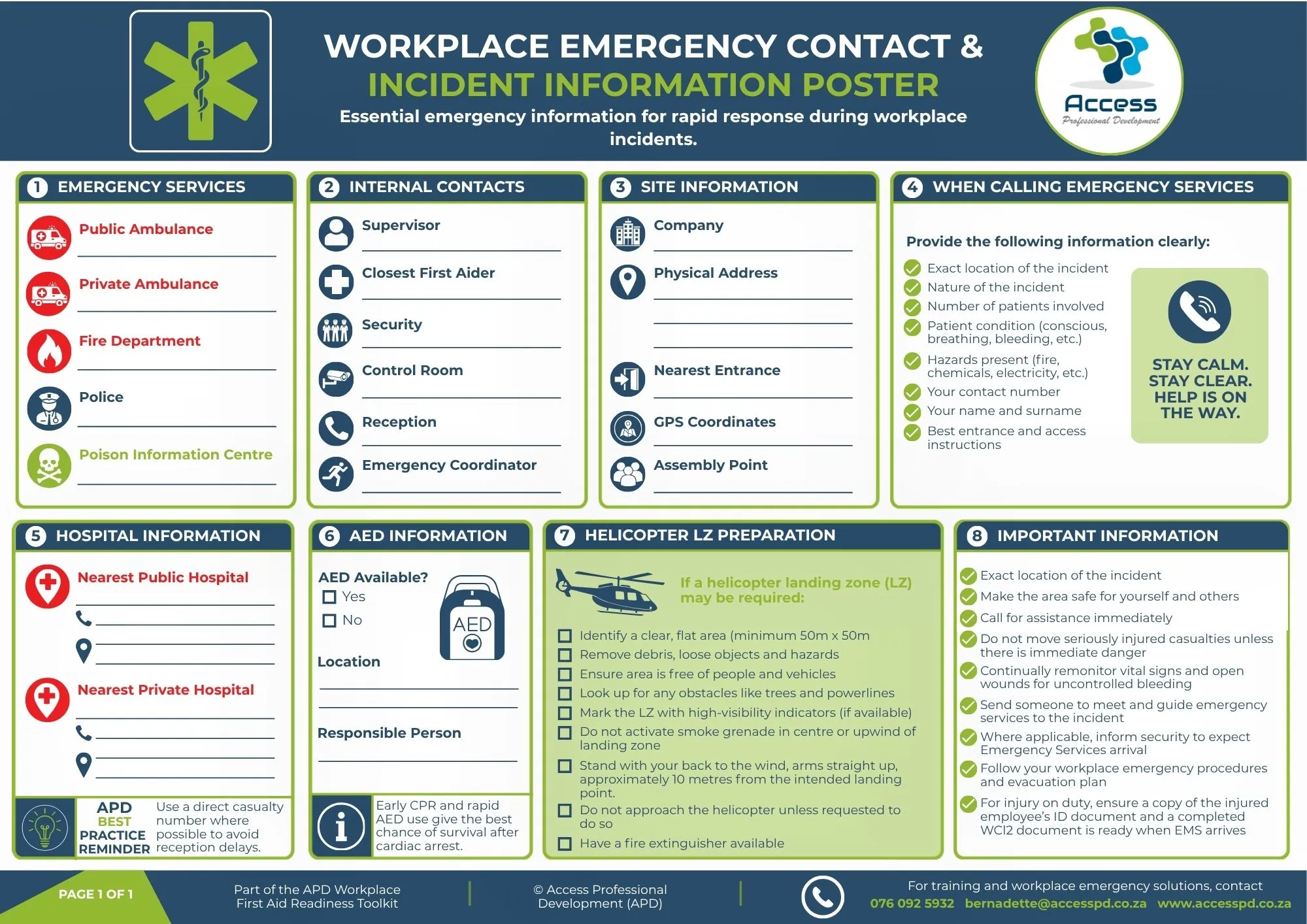 FIRST AID LEVEL1