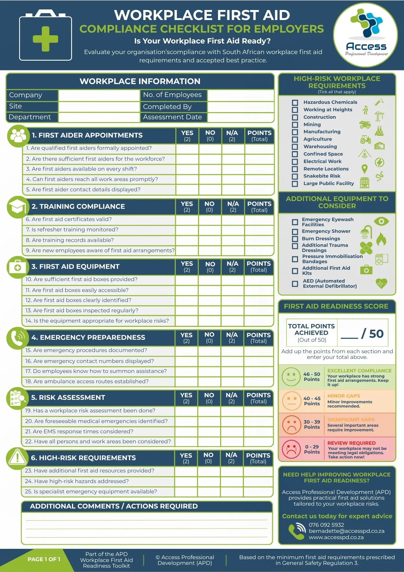 FIRST AID LEVEL1