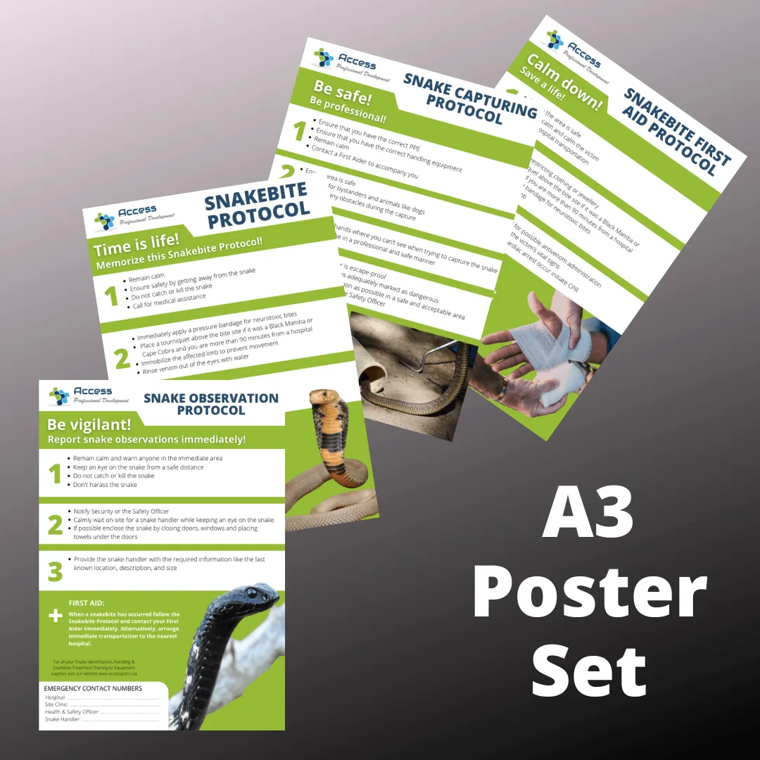 A3 Snake Protocol Poster Set 