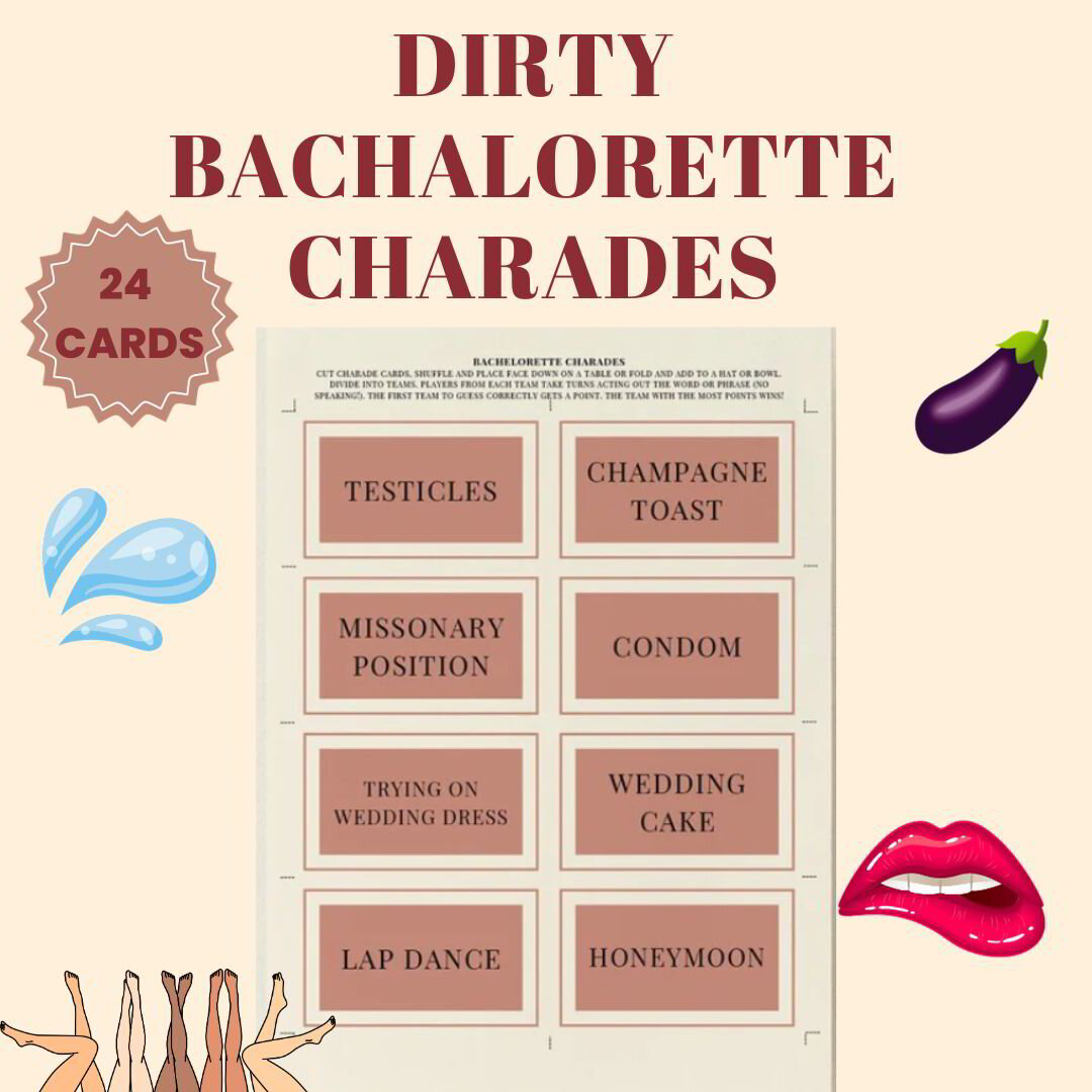 Bachelorette Charades: Naughty Edition