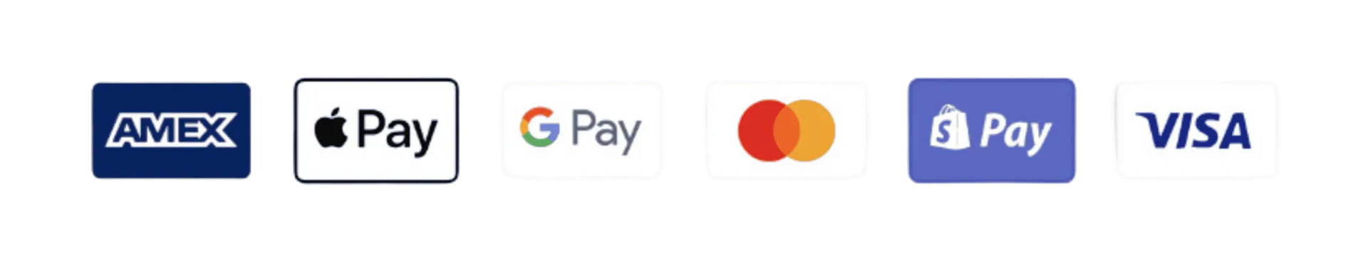 Accepted payment methods