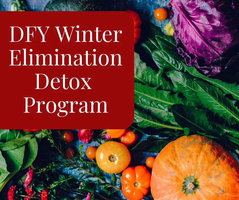 DFY Winter Elimination Detox Program 