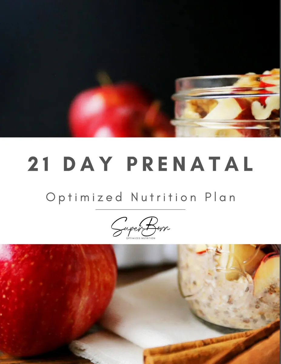 21 day Prenatal Meal Plan