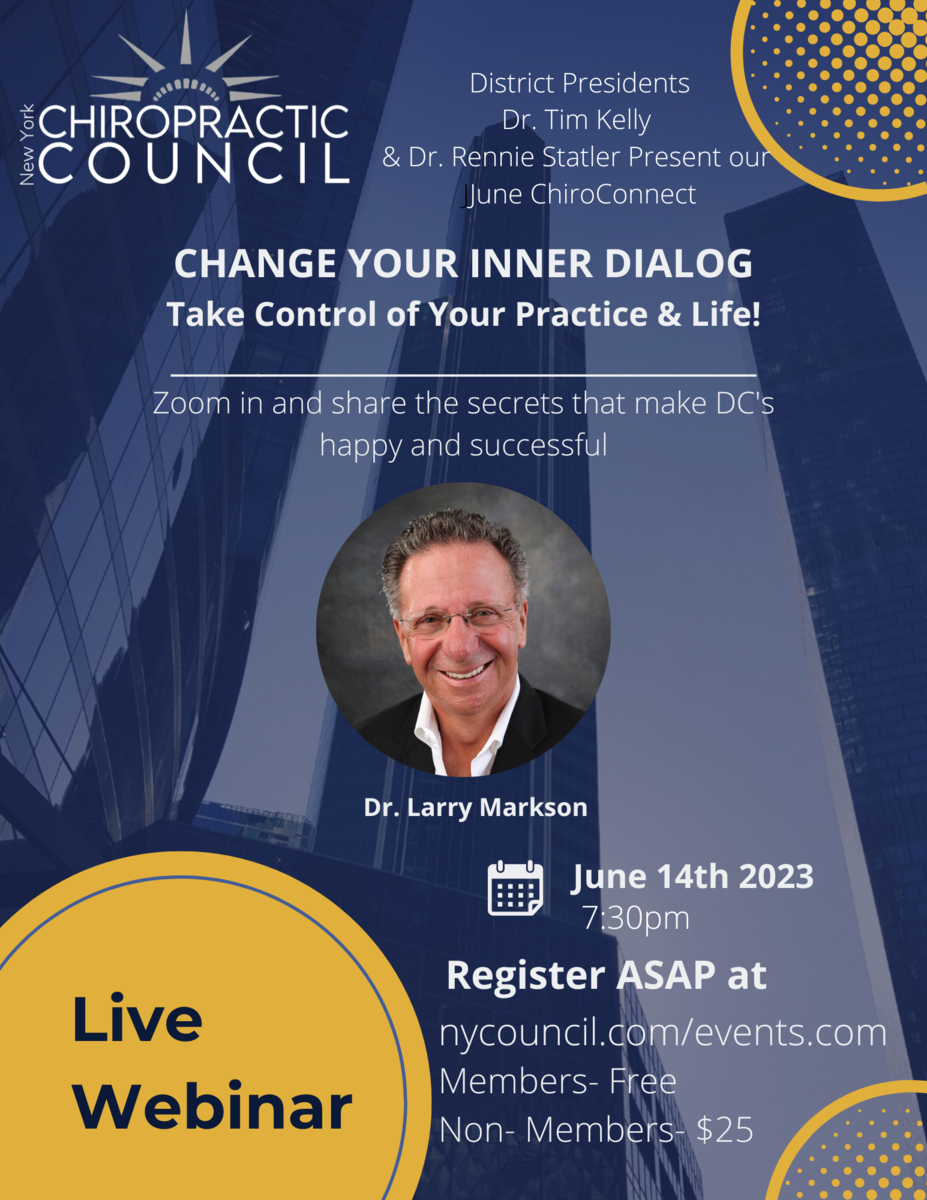 June ChiroConnect with Dr. Larry Markson