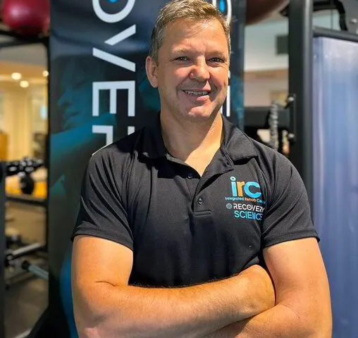 David Barnes, Accredited Exercise Physiologist (AEP) and Accredited Exercise Scientist (AES) with a degree in Exercise Science and Masters degree in Clinical Exercise Physiology