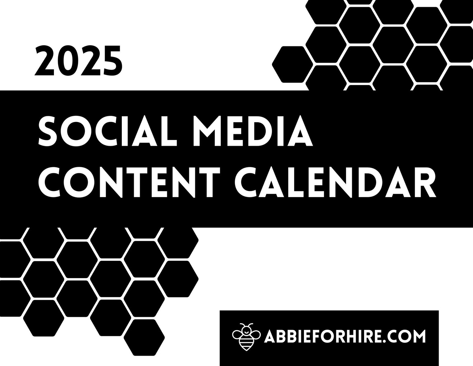 2025 Social Media Content Calendar Generic 2025-social-media-content-calendar-generic