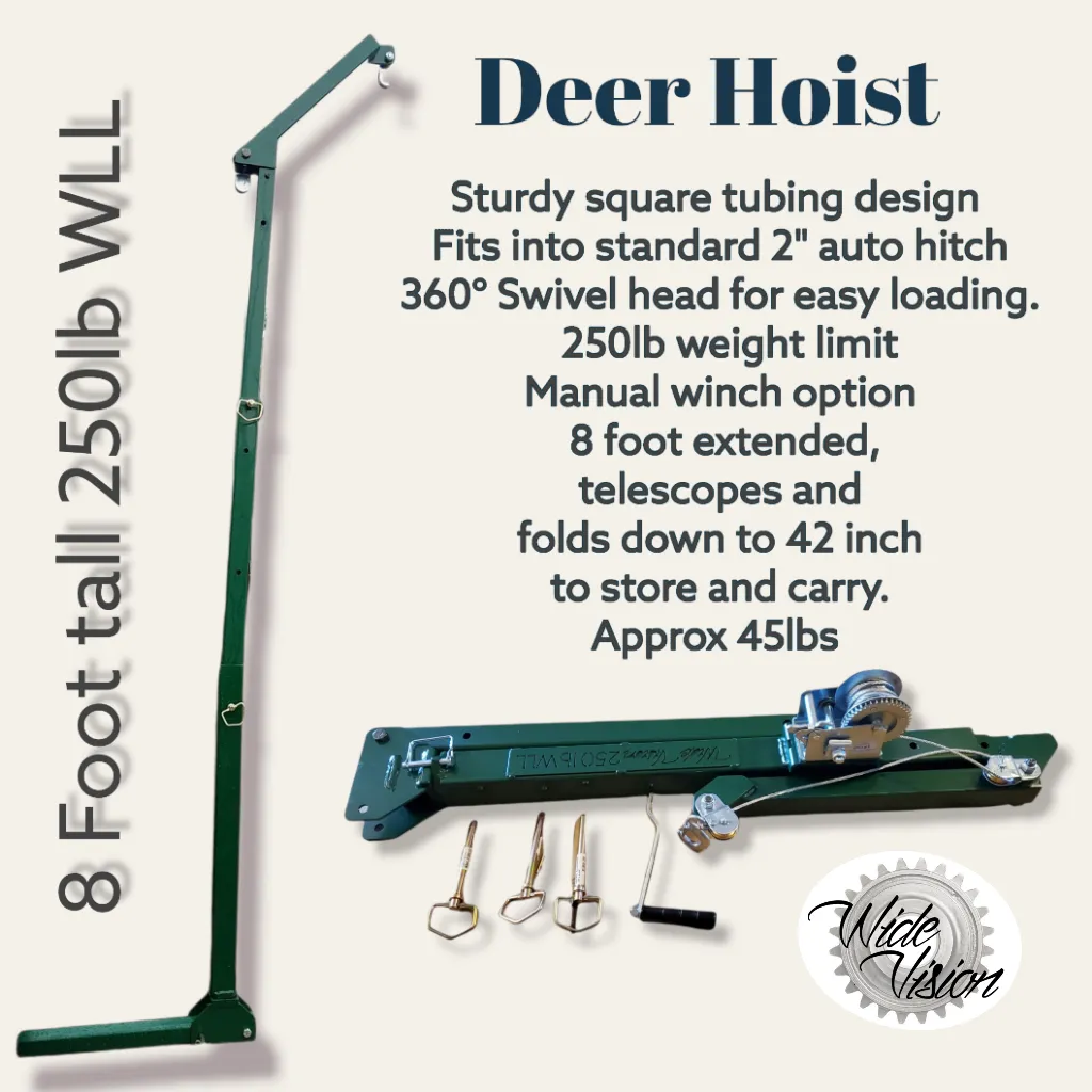 Hitch Mounted Deer Hoist