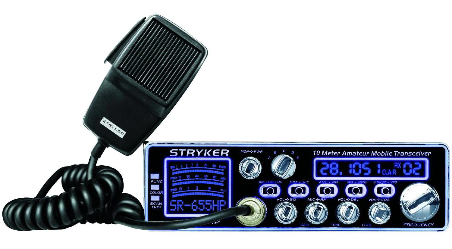 Stryker SR-655 10 Meter Amateur Radio black 