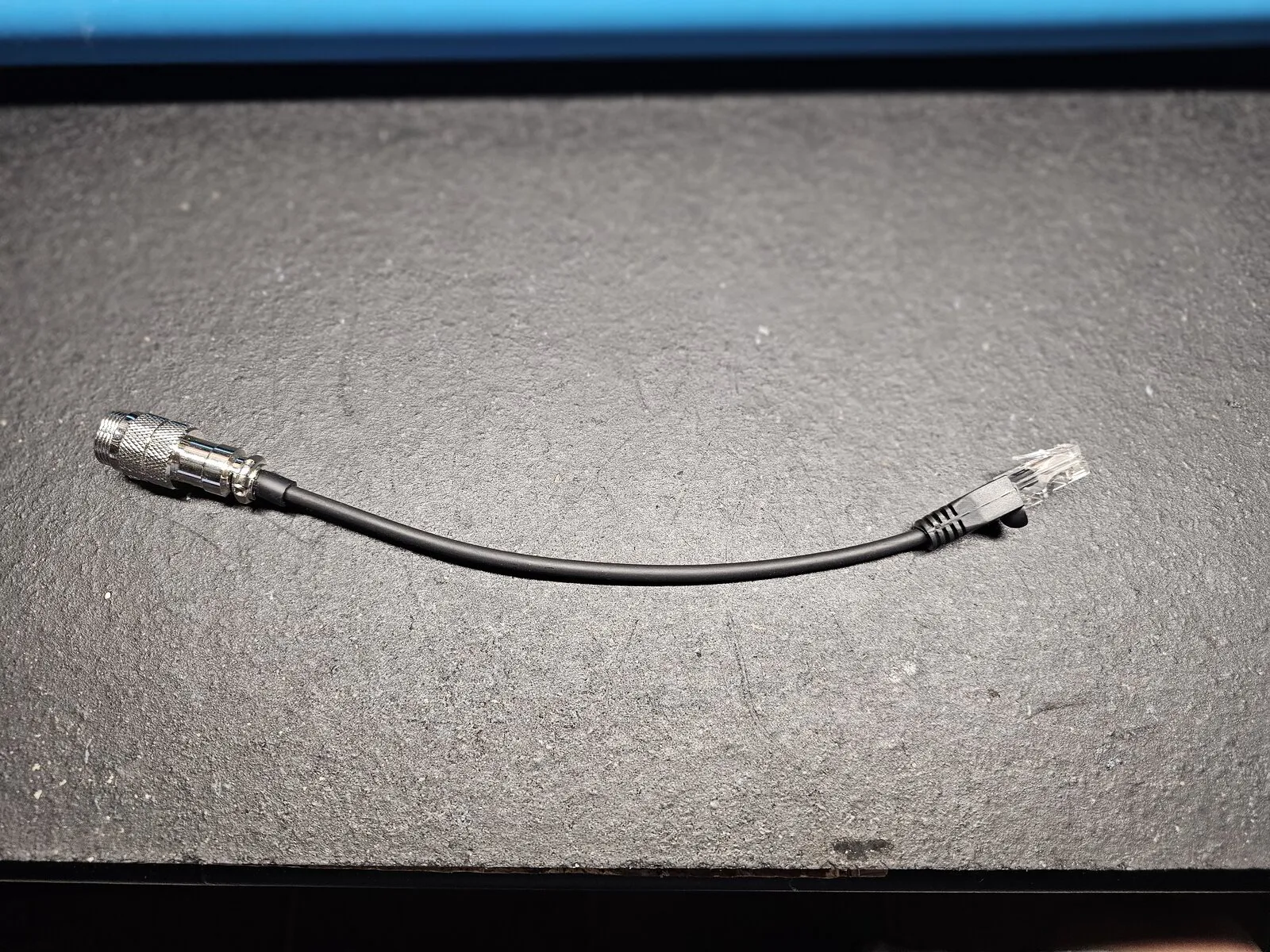 4 pin Cobra To Anytone AT-5555N II RJ45 Modular Mic Adapter