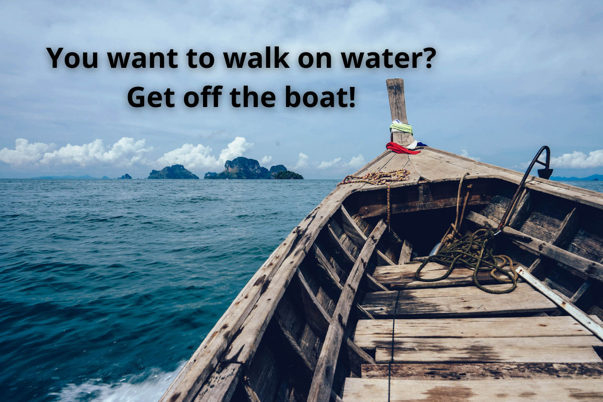 Get off the boat