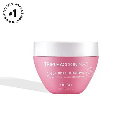 Crema facial Hidra Nutritiva Triple Acción Max 25+ 120g