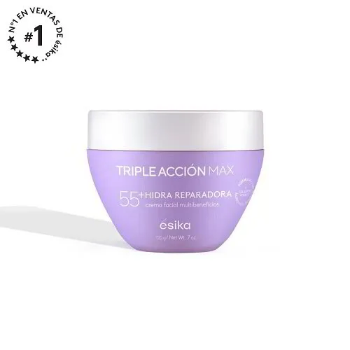 Crema facial Hidra Reparadora Triple Acción Max 55+ 120g