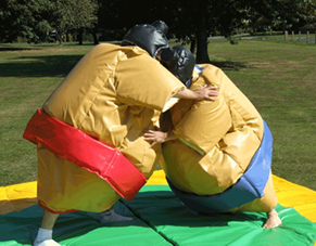 pink sumo suit