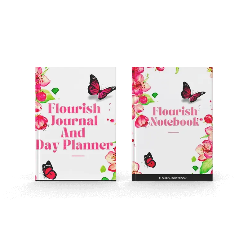 Flourish Bundle - Journal Day Planner and NoteBook