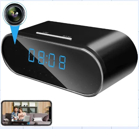 Alarm Clock Camera With Bluetooth