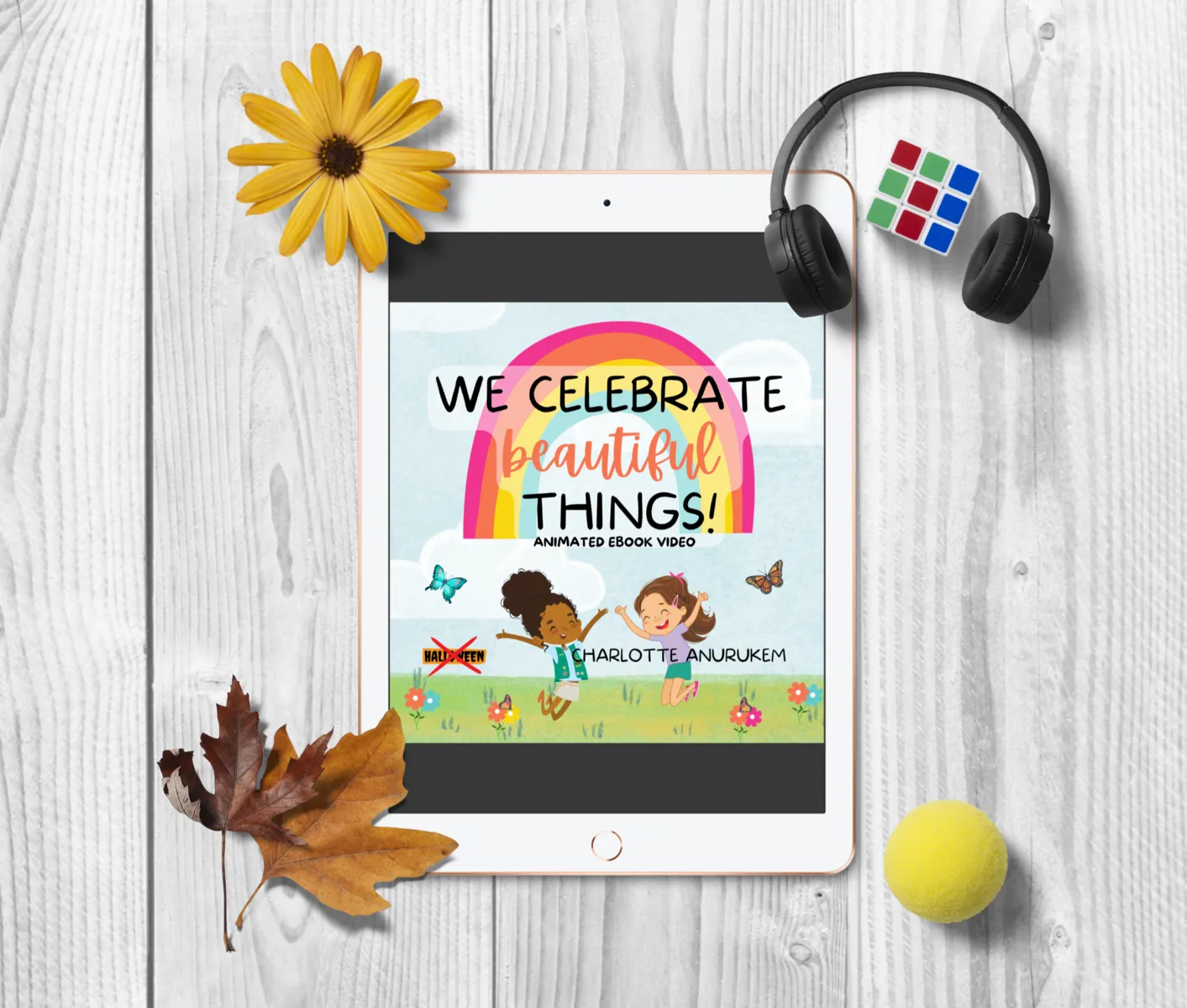 Animated 'We celebrate beautiful things' ebook video