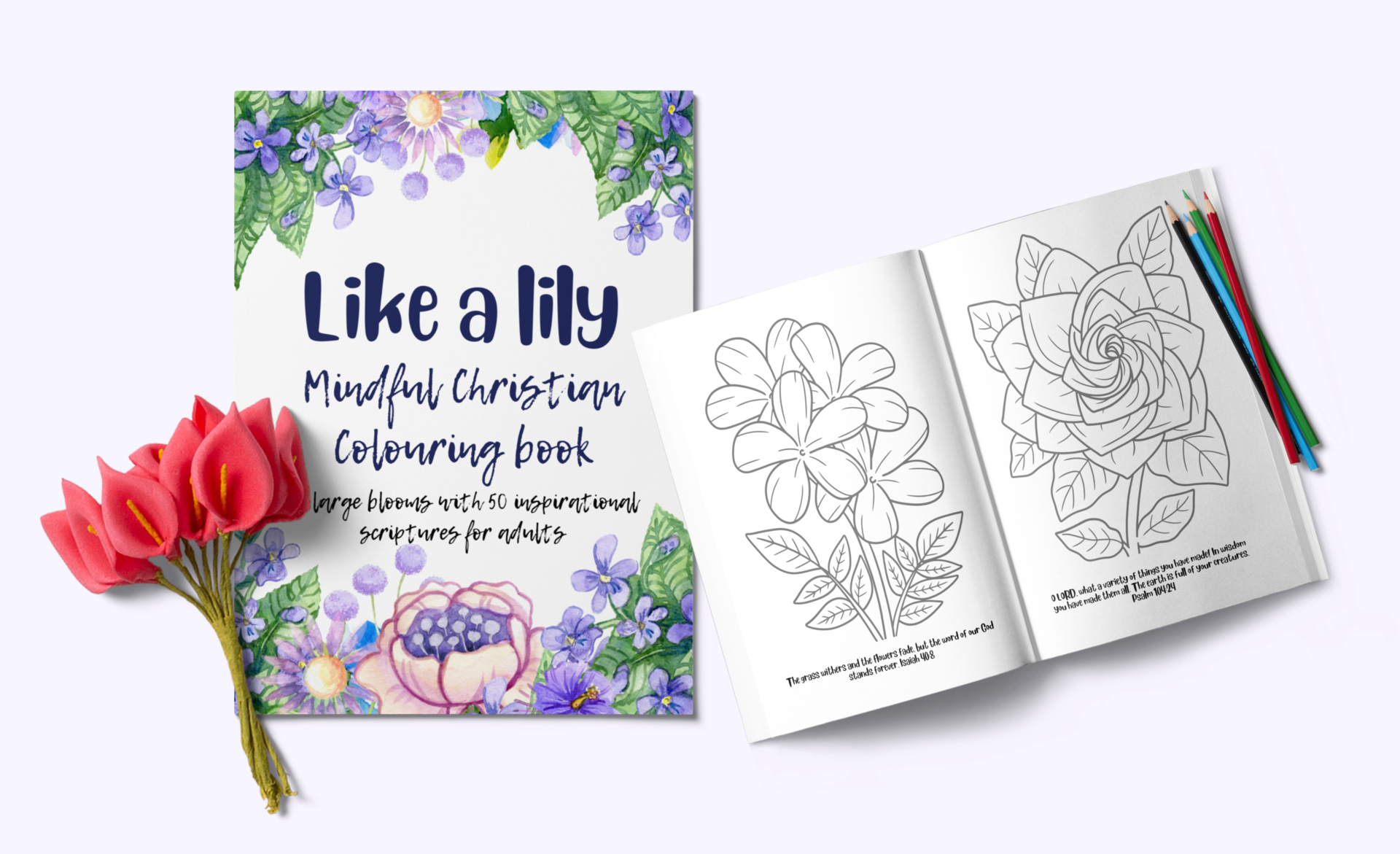 An Inspirational Coloring Book for Women: My Soul Thirsts for God