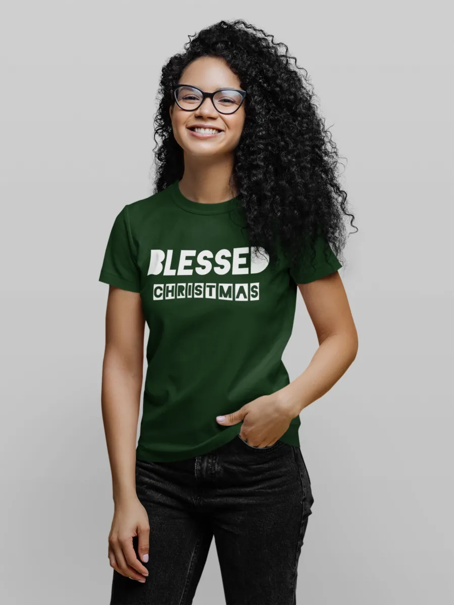 'Blessed Christmas' T-shirt