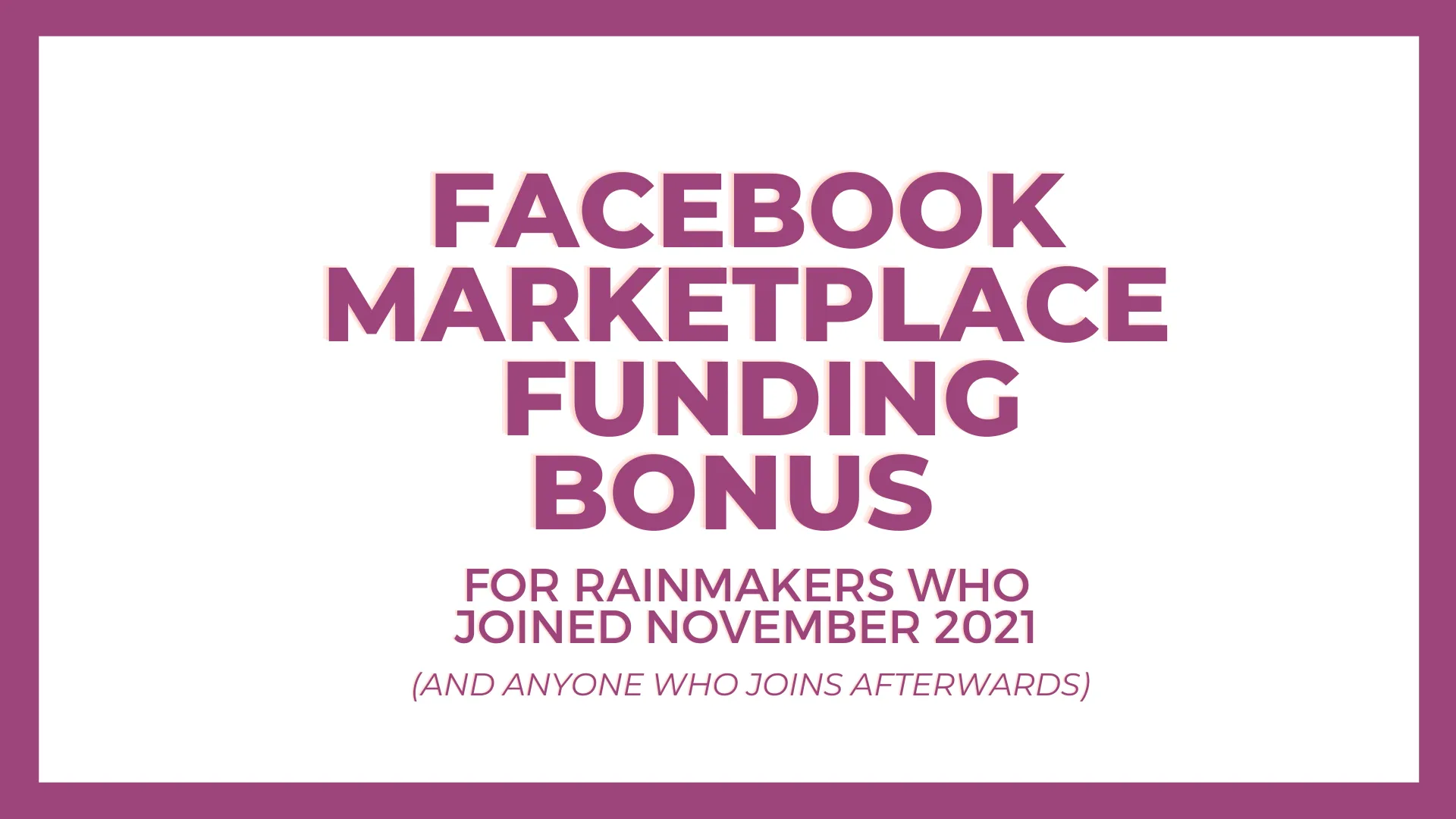 The Facebook Funding Strategy