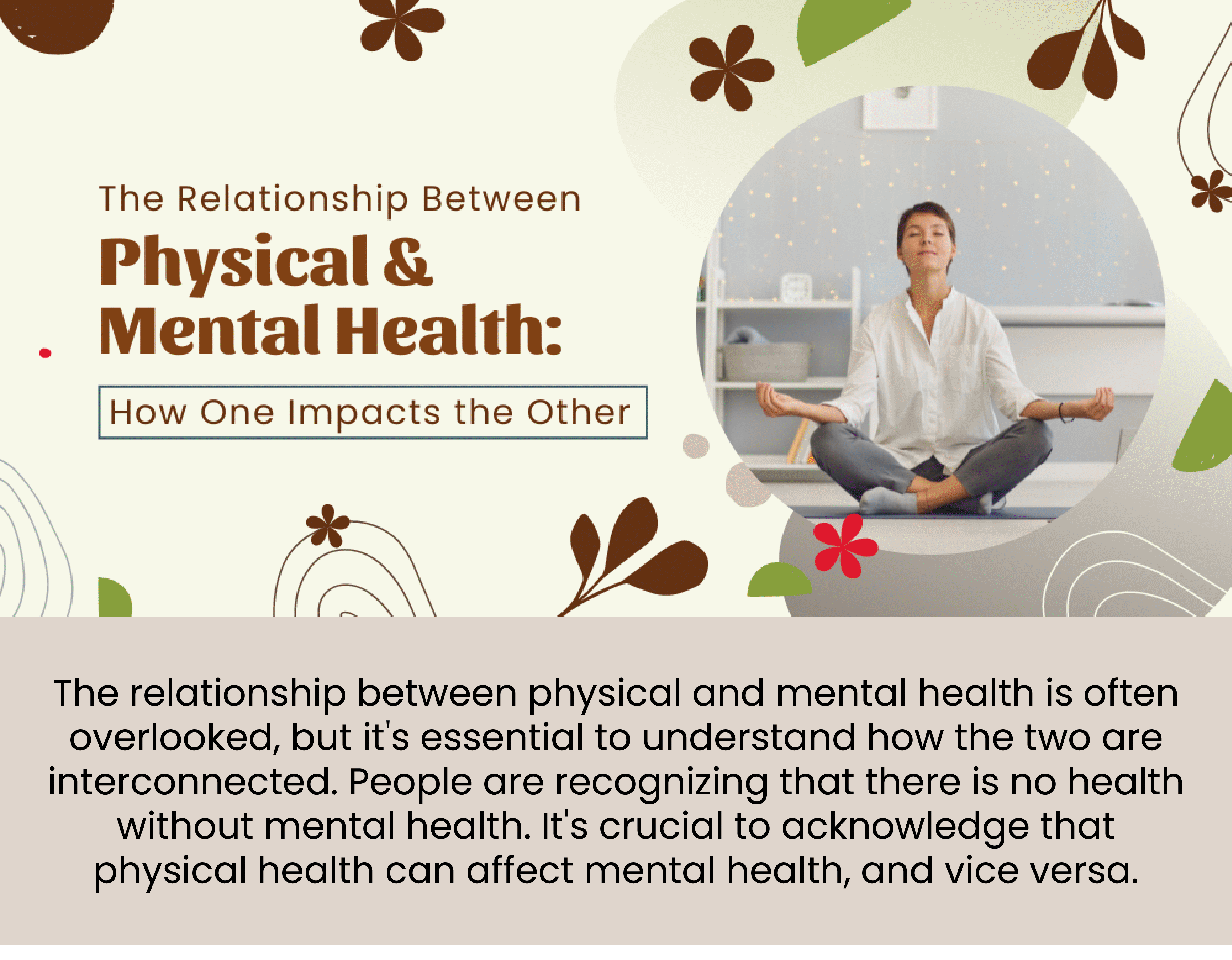Infographic- The Relationship Between Physical and Mental Health: How ...